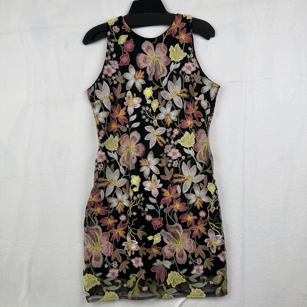 Sam‎ Edelman Women Sheath Short Dress Sleeveless Floral Size 0